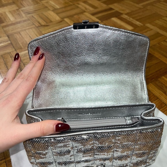 MICHAEL Michael Kors Soho Small Sequin
Chain Shoulder Bag - Picture 6 of 7